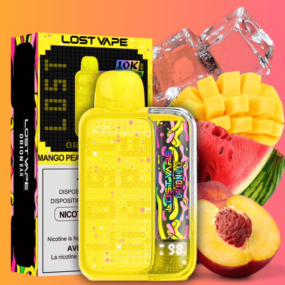 Lost Vape Orion Bar 10000 Disposable Vape - Mango Peach Watermelon Ice 10000 Puffs / 20mg Okotoks Vape SuperStore Okotoks Alberta