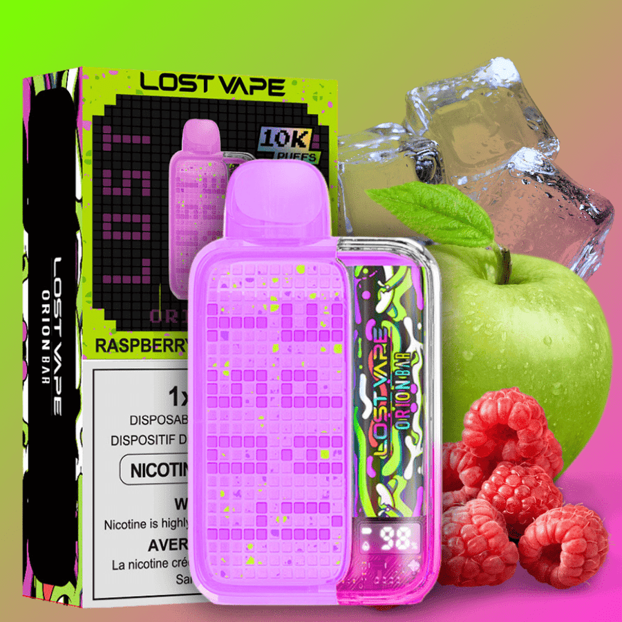 Lost Vape Orion Bar 10000 Disposable Vape - Raspberry Sour Apple Ice 20mg / 10000 Okotoks Vape SuperStore Okotoks Alberta