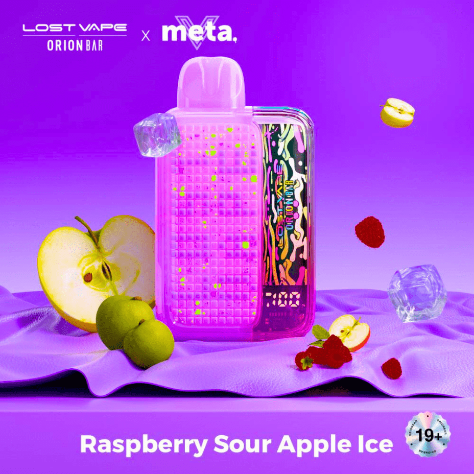 Lost Vape Orion Bar 10000 Disposable Vape - Raspberry Sour Apple Ice 20mg / 10000 Okotoks Vape SuperStore Okotoks Alberta