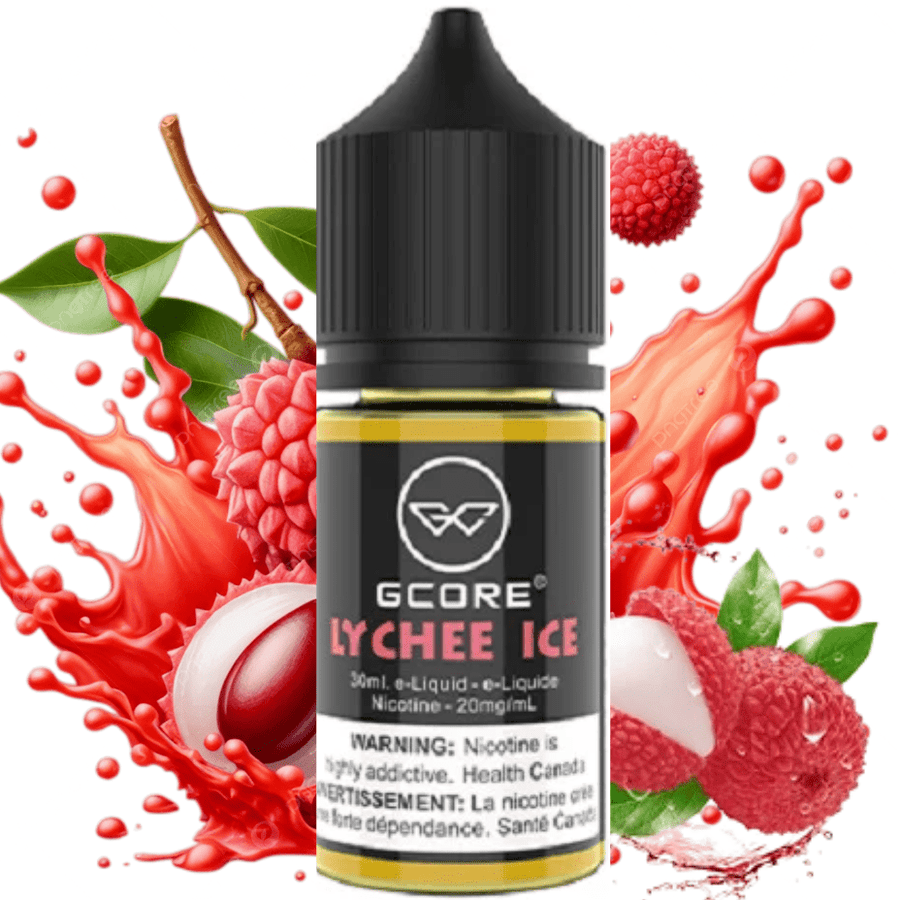 Lychee Ice Salt by GCore E-Liquid-30ml 20mg / 30ml Okotoks Vape SuperStore Okotoks Alberta