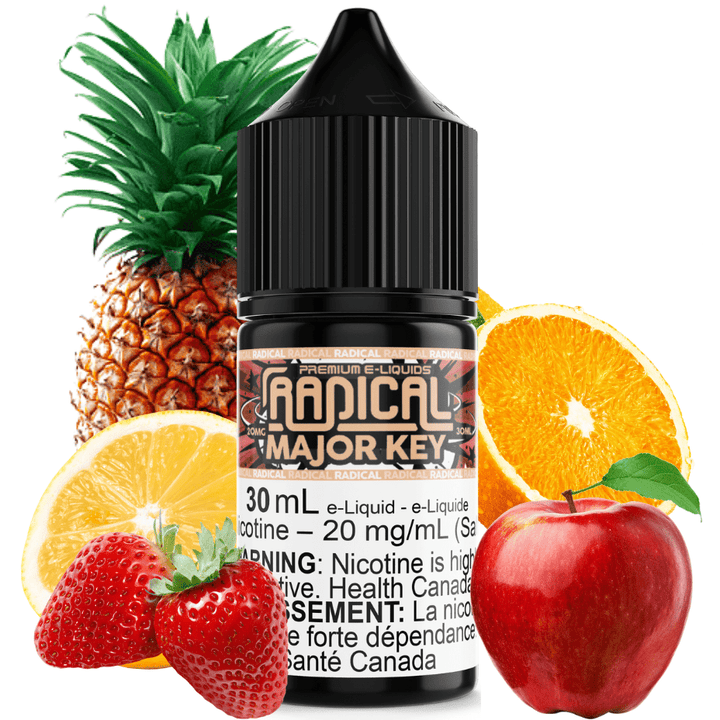 Major Key Salt Nic by Radical E-liquid 30ml / 12mg Okotoks Vape SuperStore Okotoks Alberta