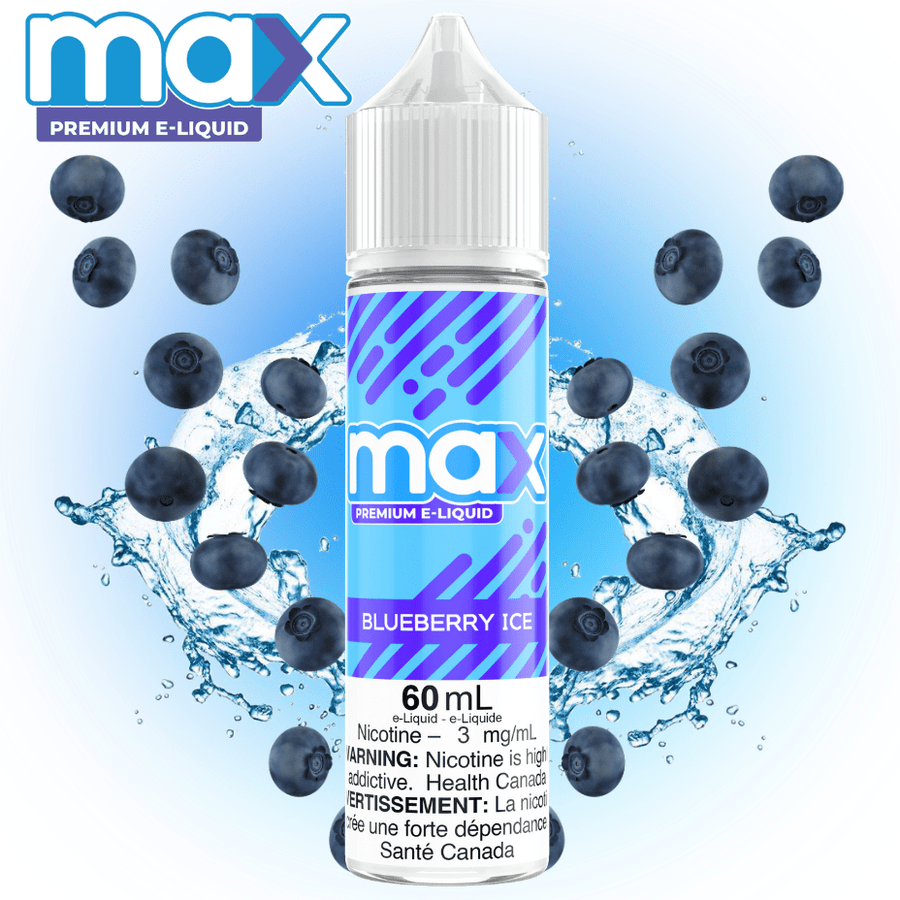 Max E-Liquid - Blueberry Ice 3mg Okotoks Vape SuperStore Okotoks Alberta