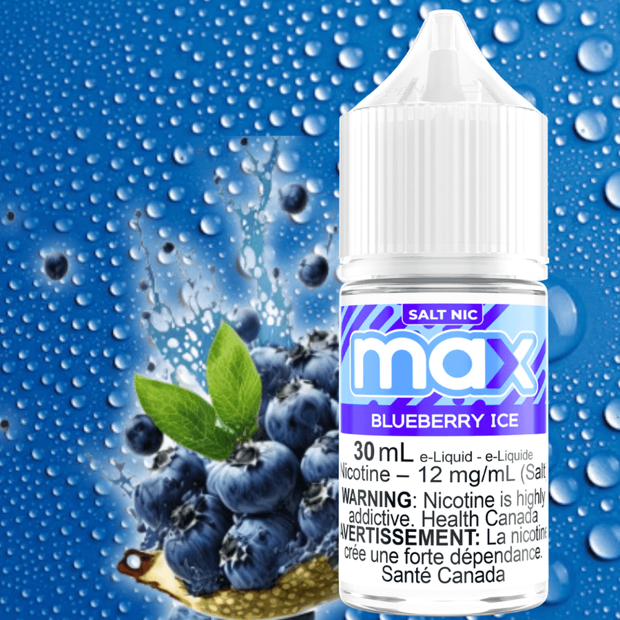 Max E-Liquid - Blueberry Ice Salt 30ml / 12mg Okotoks Vape SuperStore Okotoks Alberta