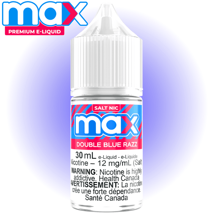 Max E-Liquid - Double Blue Razz Salt 30ml / 12mg Okotoks Vape SuperStore Okotoks Alberta