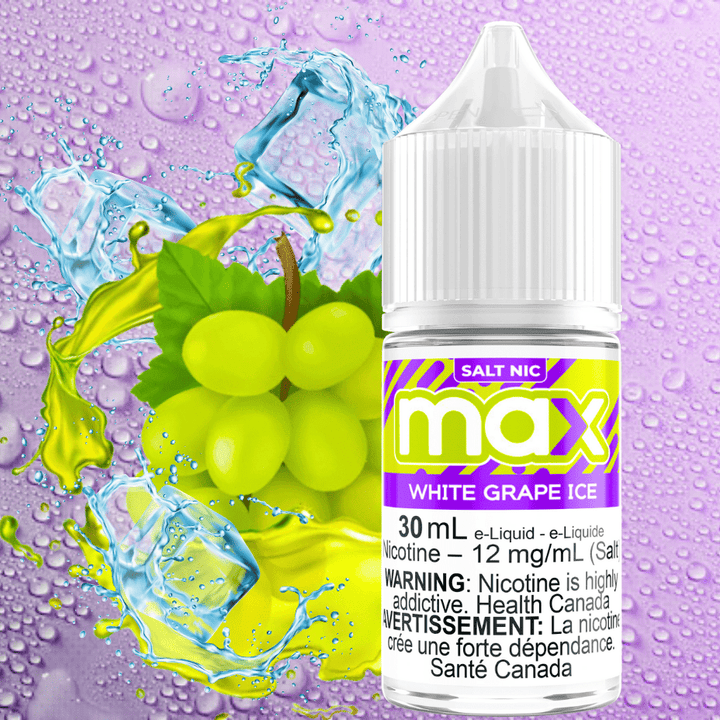 Max E-Liquid - White Grape Ice Salt 30mL / 12mg Okotoks Vape SuperStore Okotoks Alberta