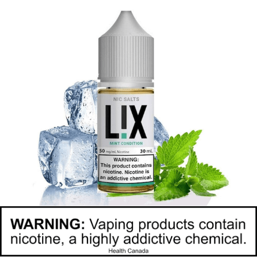 Mint Condition Salt Nic by LiX Okotoks Vape SuperStore Okotoks Alberta