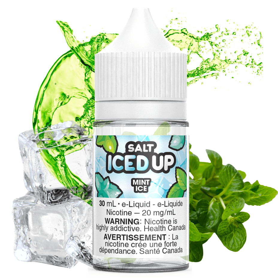 Mint Ice Salts by Iced Up E-Liquid 12mg Okotoks Vape SuperStore Okotoks Alberta