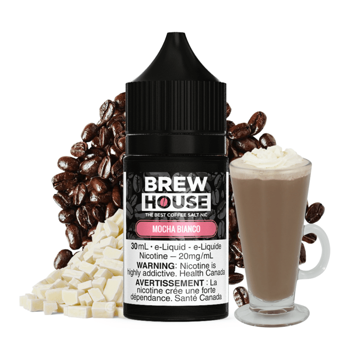 Mocha Bianco Salt by Brew House E-Liquid 30ml / 20mg Okotoks Vape SuperStore Okotoks Alberta