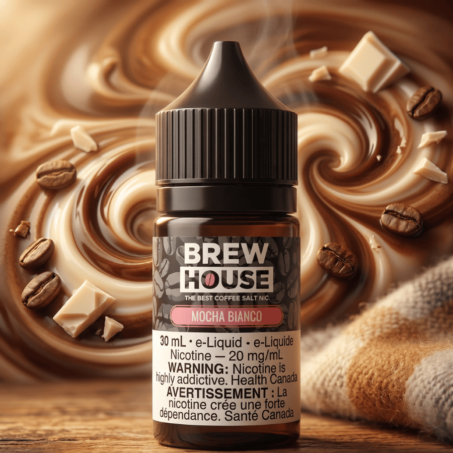 Mocha Bianco Salt by Brew House E-Liquid Okotoks Vape SuperStore Okotoks Alberta