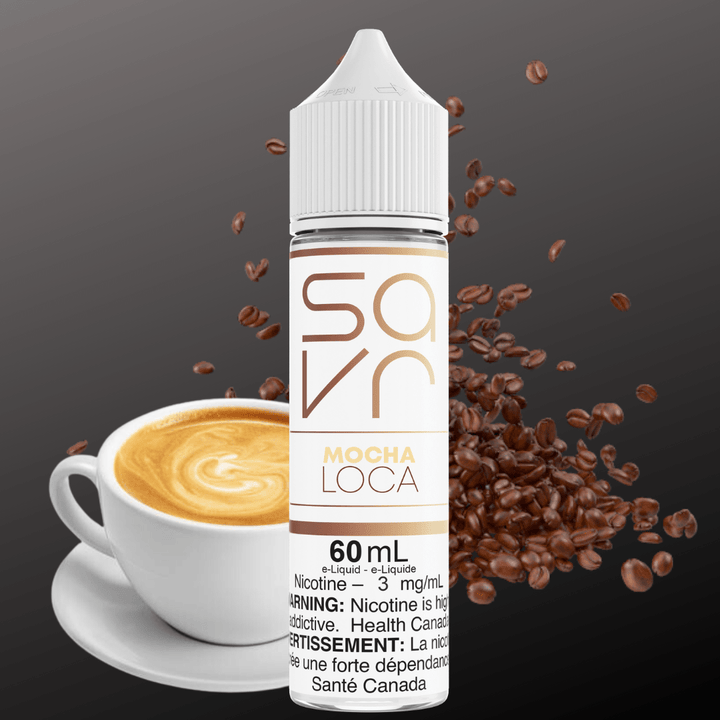 Mocha Loca by Savr E-Liquid Okotoks Vape SuperStore Okotoks Alberta