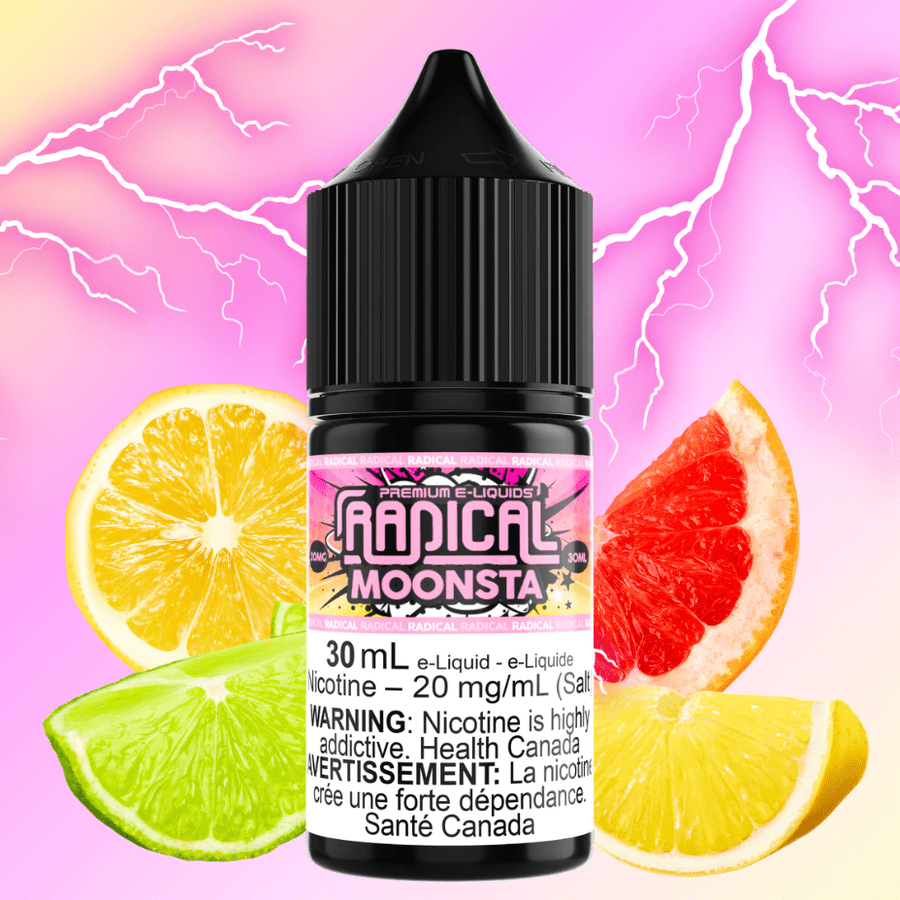 Moonsta Salt Nic by Radical E-liquid Okotoks Vape SuperStore Okotoks Alberta