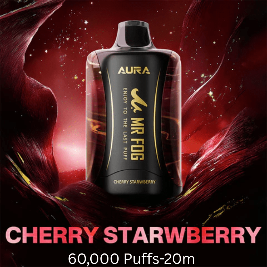 Mr Fog Aura 60k Disposable Vape - Cherry Strawberry Okotoks Vape SuperStore Okotoks Alberta