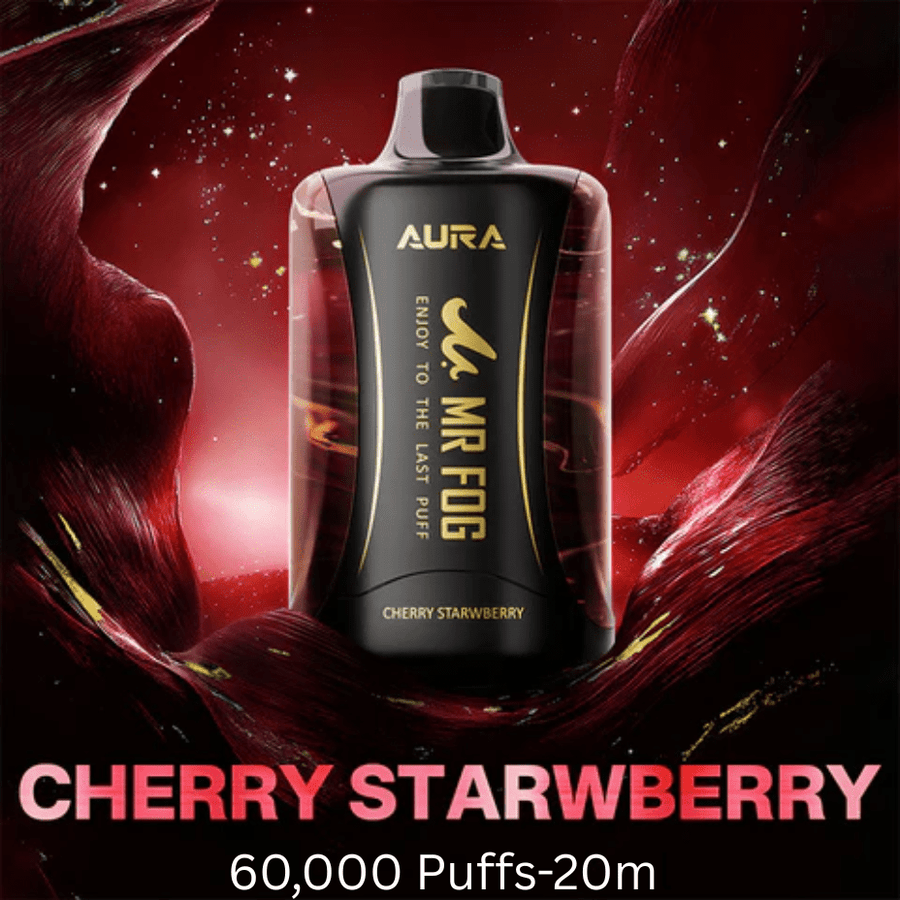 Mr Fog Aura 60k Disposable Vape - Cherry Strawberry Okotoks Vape SuperStore Okotoks Alberta