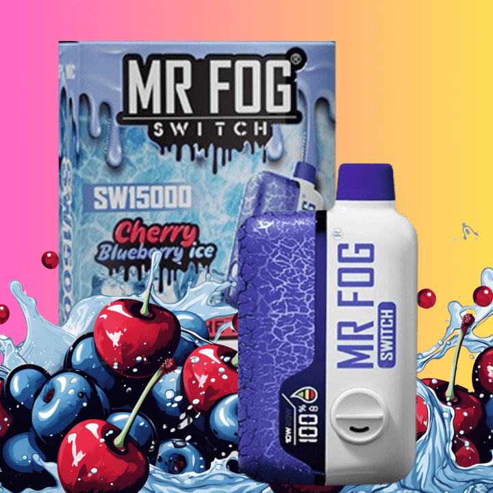 Mr Fog Switch 15K Disposable Vape-Cherry Blueberry Ice 15000 Puffs Okotoks Vape SuperStore Okotoks Alberta