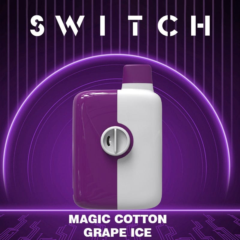 Mr Fog Switch 5500 Rechargeable Disposable-Magic Cotton Grape Ice Okotoks Vape SuperStore Okotoks Alberta