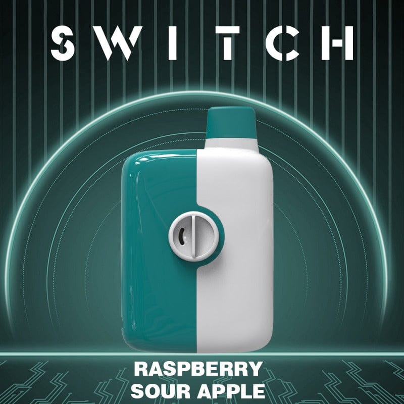 Mr Fog Switch 5500 Rechargeable Disposable-Raspberry Sour Apple 20mg / 15ml Okotoks Vape SuperStore Okotoks Alberta