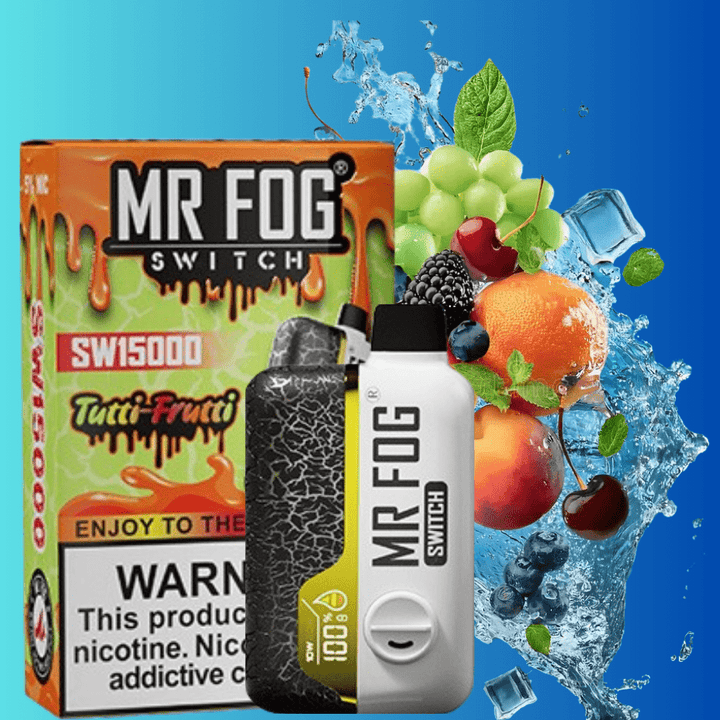 Mr Fog Switch SW15000 Disposable Vape-Tutti Fruitti 15000 Puffs Okotoks Vape SuperStore Okotoks Alberta