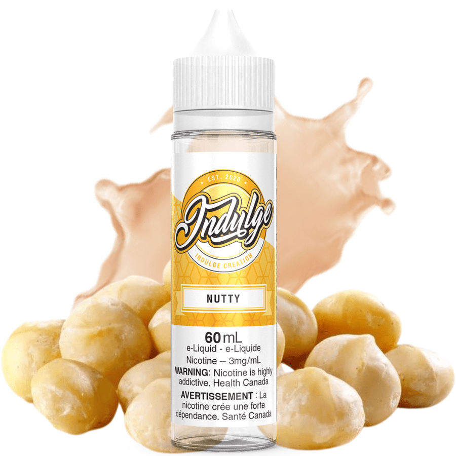 Nutty by Indulge E-Liquid 60ml / 3mg Okotoks Vape SuperStore Okotoks Alberta