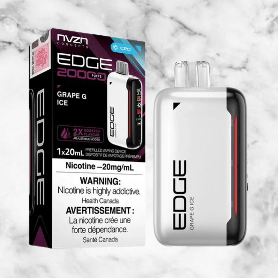 NVZN Edge 20K Disposable Vape-Grape Ice 20000 Puffs / 20mg Okotoks Vape SuperStore Okotoks Alberta