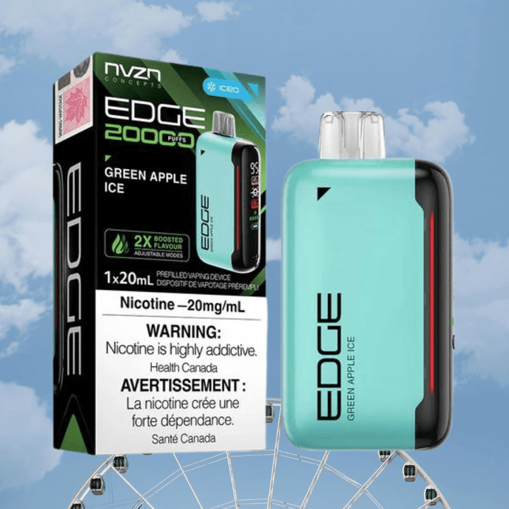 NVZN Edge 20K Disposable Vape-Green Apple Ice 20000 Puffs / 20mg Okotoks Vape SuperStore Okotoks Alberta