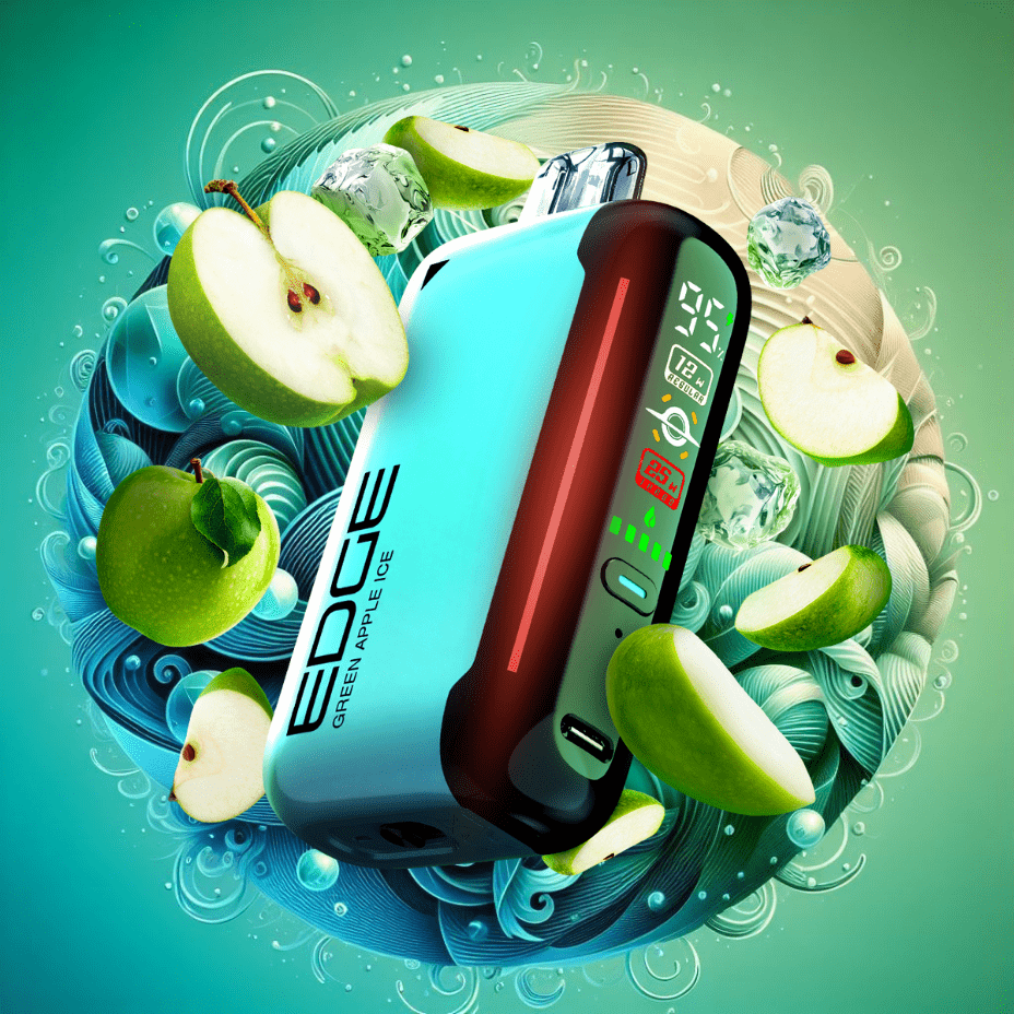 NVZN Edge 20K Disposable Vape-Green Apple Ice 20000 Puffs / 20mg Okotoks Vape SuperStore Okotoks Alberta