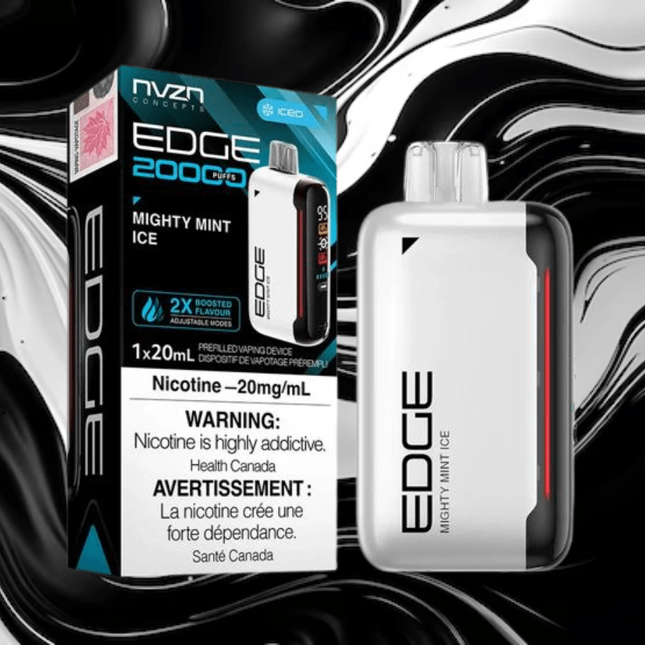 NVZN Edge 20K Disposable Vape-Mighty Mint Ice 20000 Puffs / 20mg Okotoks Vape SuperStore Okotoks Alberta