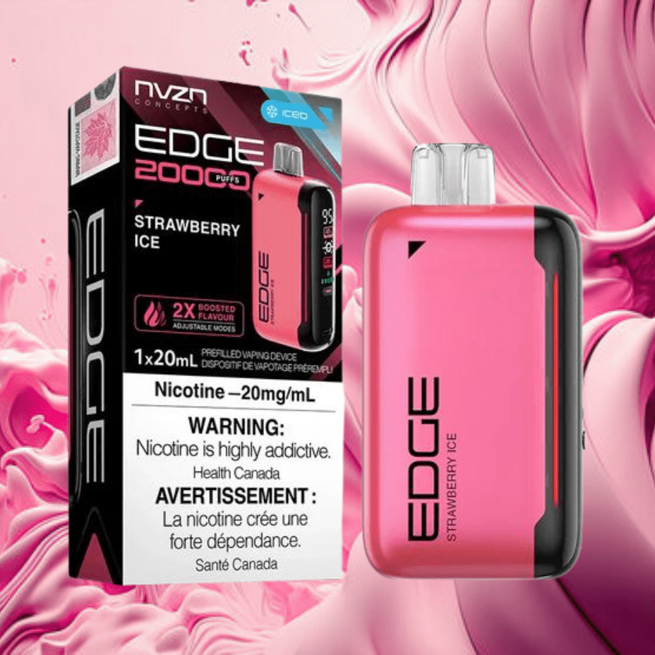 NVZN Edge 20K Disposable Vape-Strawberry Ice 20000 Puffs / 20mg Okotoks Vape SuperStore Okotoks Alberta