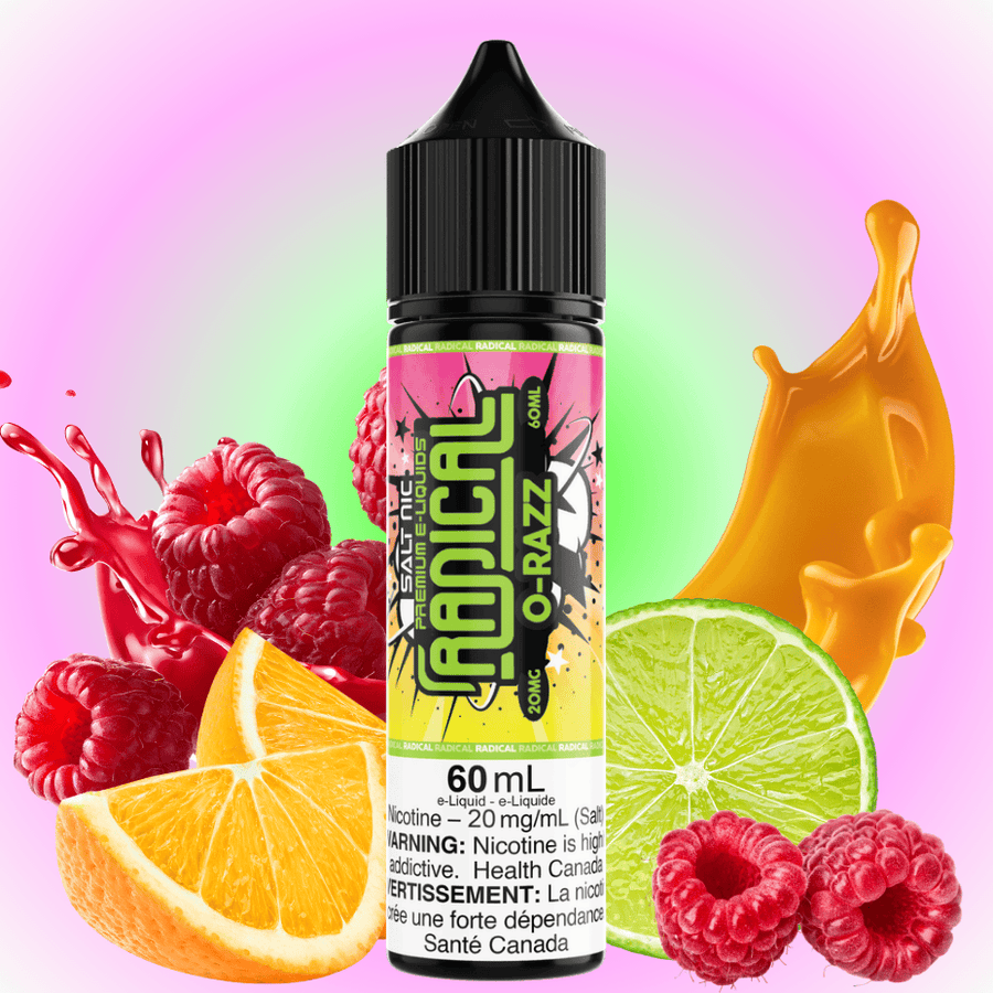 O-Razz Salt by Radical E-Liquid-60mL 60ml / 20mg Okotoks Vape SuperStore Okotoks Alberta