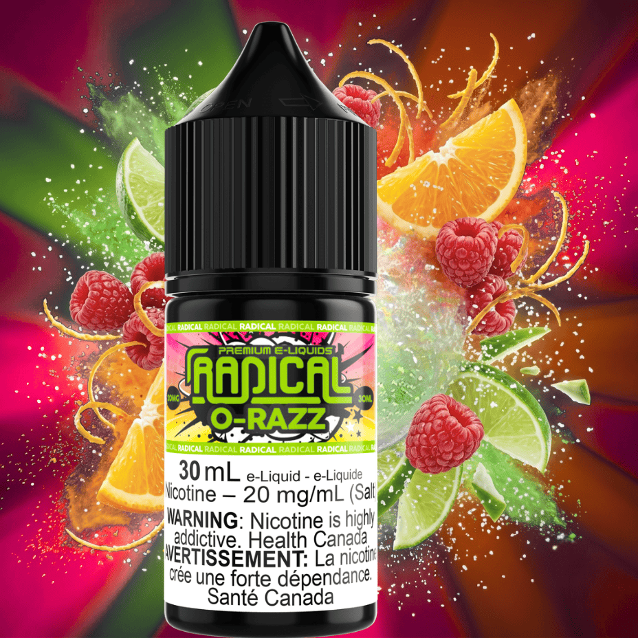 O-Razz Salt Nic by Radical E-liquid 30mL / 12mg Okotoks Vape SuperStore Okotoks Alberta