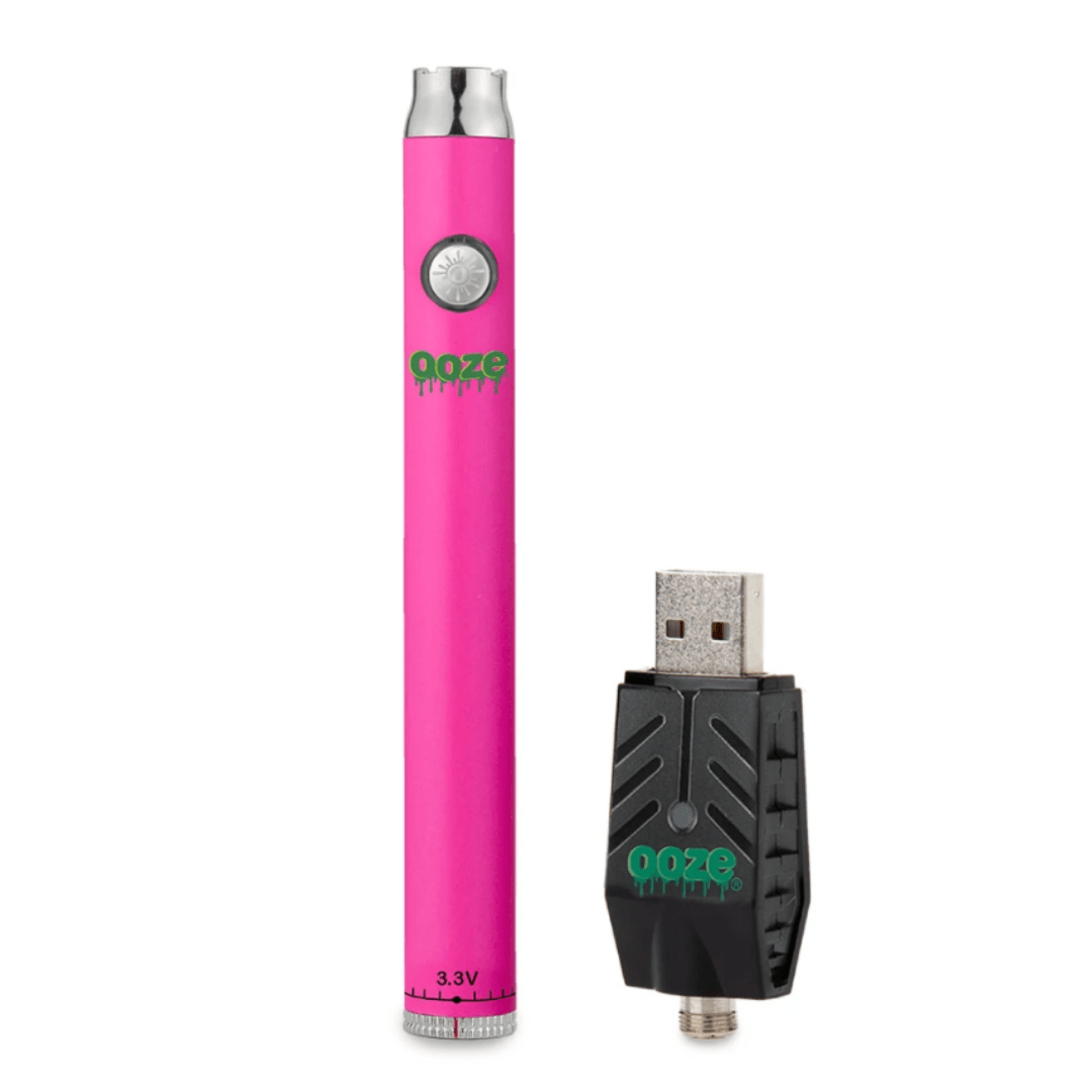 OOZE Slim Twist 510 Adjustable Battery 320mAh / Atomic Pink Okotoks Vape SuperStore Okotoks Alberta