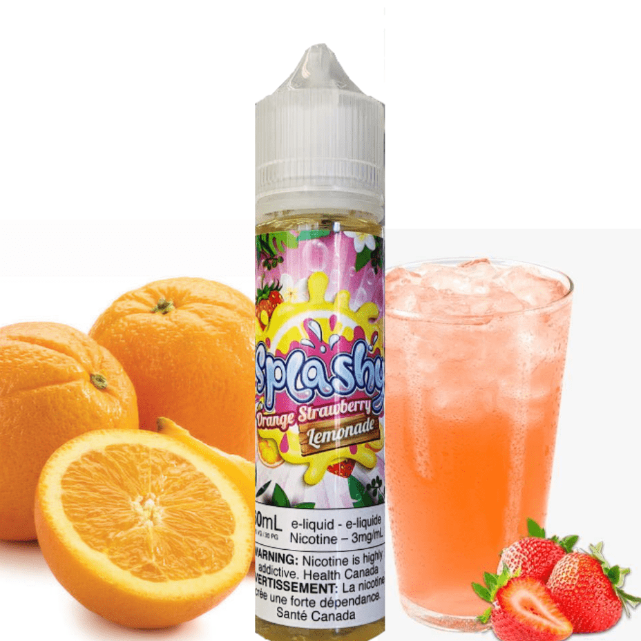 Orange Strawberry Lemonade by Splashy E-Liquid-60ml 60ml / 12mg Okotoks Vape SuperStore Okotoks Alberta