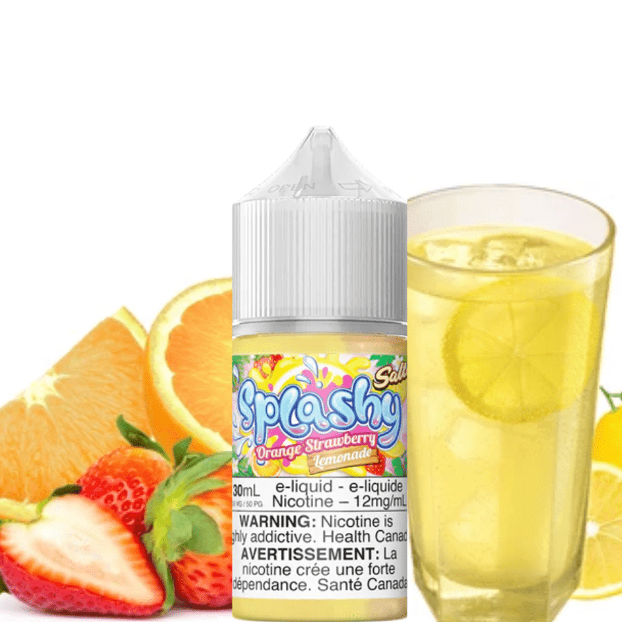 Orange Strawberry Lemonade Salt by Splashy E-Liquid 30mL / 12mg Okotoks Vape SuperStore Okotoks Alberta