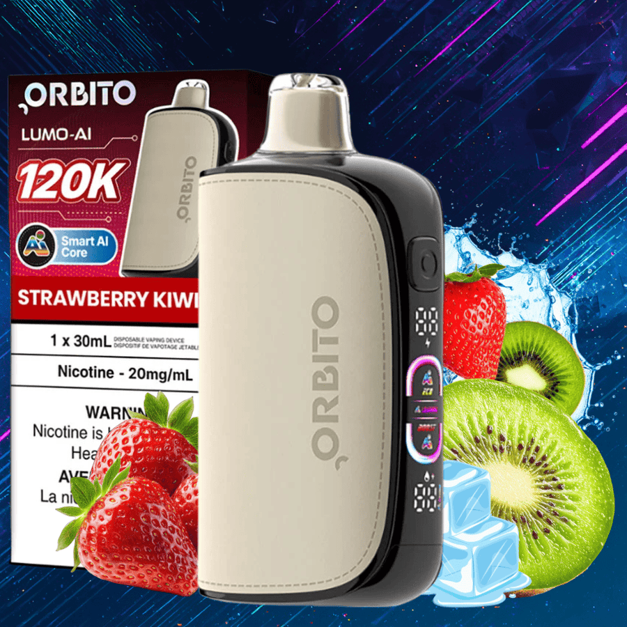 Orbito Lumo-AI 120K Disposable Vape-Strawberry Kiwi Ice Okotoks Vape SuperStore Okotoks Alberta