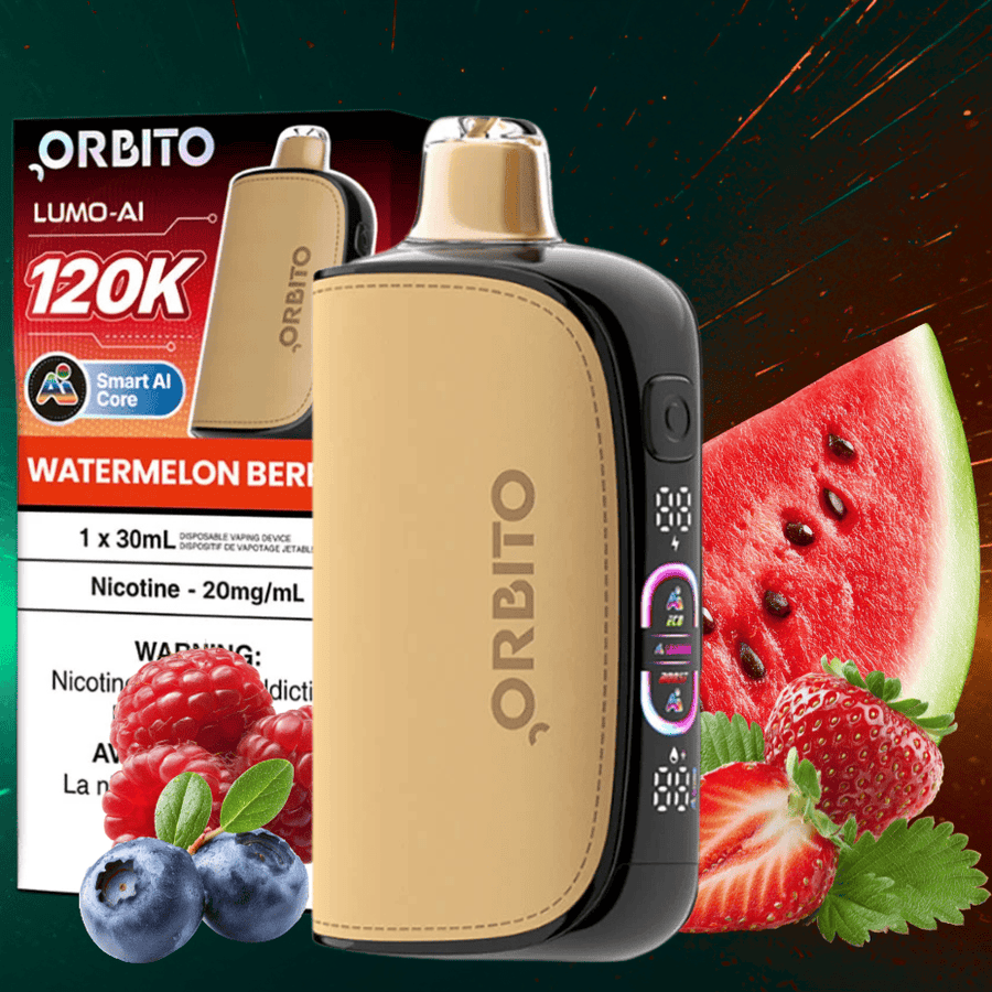 Orbito Lumo-AI 120K Disposable Vape-Watermelon Berries Okotoks Vape SuperStore Okotoks Alberta