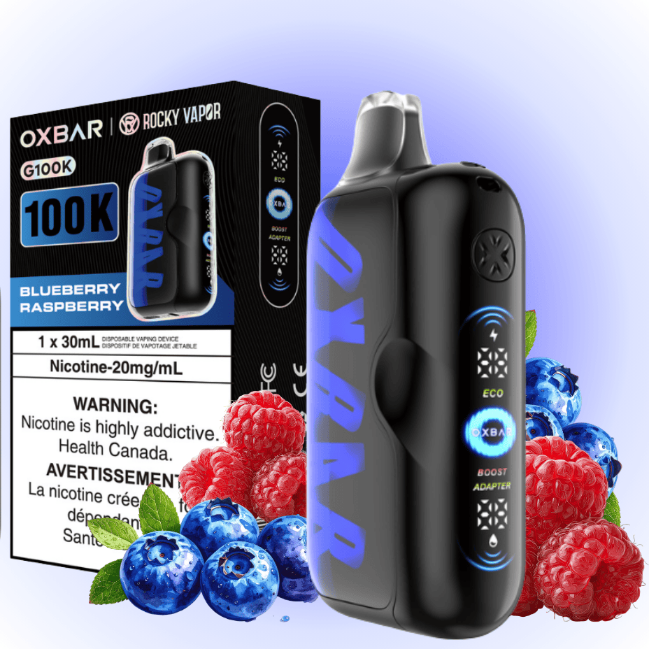Oxbar G100K Disposable Vape - Blueberry Raspberry 100K Puffs / 20mg Okotoks Vape SuperStore Okotoks Alberta