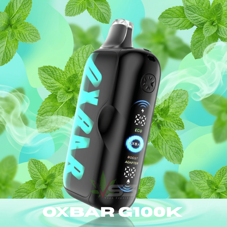 Oxbar G100K Disposable Vape - Fresh Mint 100K Puffs / 20mg Okotoks Vape SuperStore Okotoks Alberta