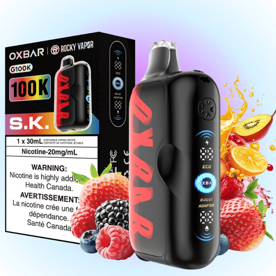 Oxbar G100K Disposable Vape - S.K. 100K Puffs / 20mg Okotoks Vape SuperStore Okotoks Alberta