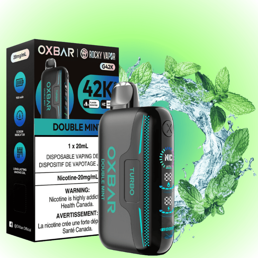 Oxbar G42k Disposable Vape-Double Mint Okotoks Vape SuperStore Okotoks Alberta