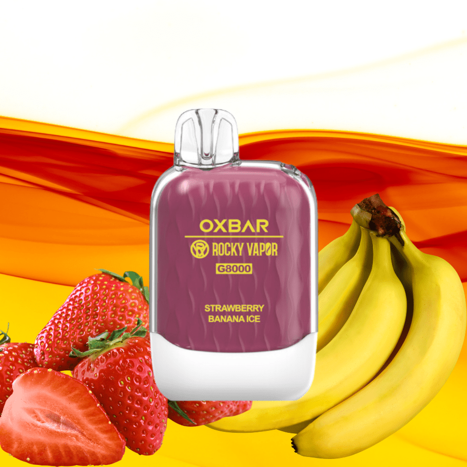 OXBAR G8000 Disposable Vape Strawberry Banana Ice 8000 Puffs / 20mg Okotoks Vape SuperStore Okotoks Alberta