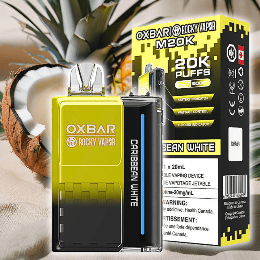 OXBAR M20K Disposable Vape - Caribbean White 20000 Okotoks Vape SuperStore Okotoks Alberta