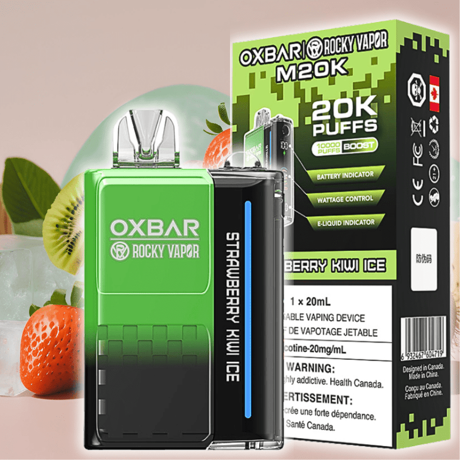 OXBAR M20K Disposable Vape - Strawberry Kiwi Ice 20000 Okotoks Vape SuperStore Okotoks Alberta