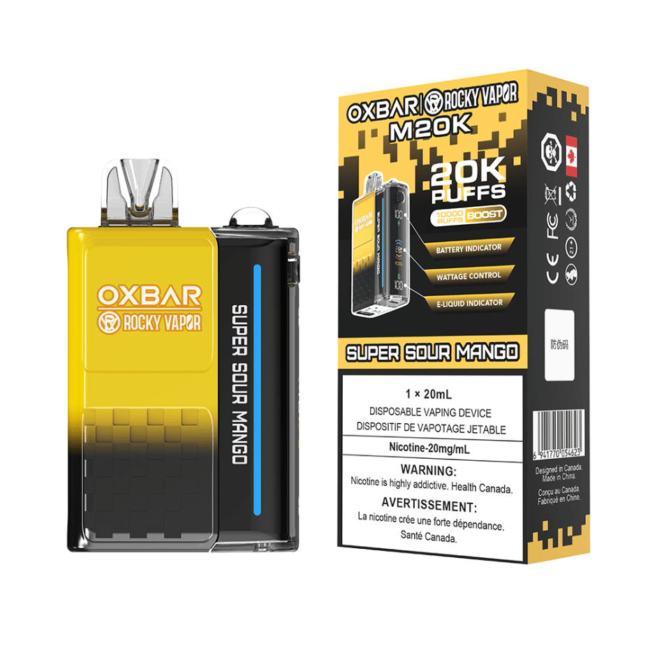 OXBAR M20K Disposable Vape - Super Sour Mango 20mg / 20000 Puffs Okotoks Vape SuperStore Okotoks Alberta