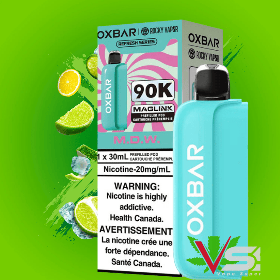 Oxbar Maglink 90K Closed Pods-M.D.W Okotoks Vape SuperStore Okotoks Alberta
