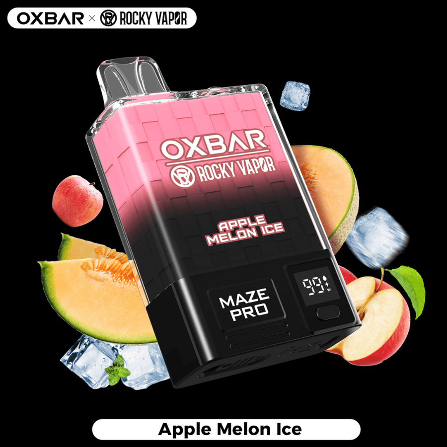 OXBAR Maze PRO 10,000 Disposable Vape-Apple Melon Ice 20mg / 10000Puffs Okotoks Vape SuperStore Okotoks Alberta
