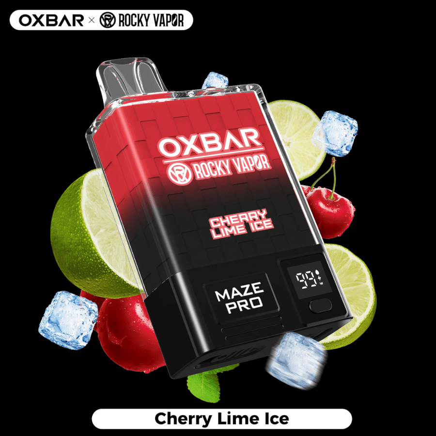 OXBAR Maze PRO 10,000 Disposable Vape-Cherry Lime Ice 20mg / 10000Puffs Okotoks Vape SuperStore Okotoks Alberta