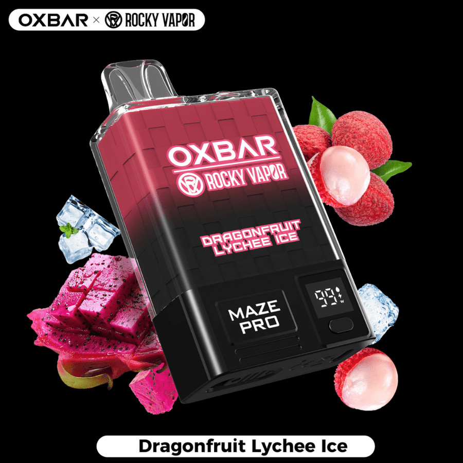 OXBAR Maze PRO 10,000 Disposable Vape-Dragonfruit Lychee Ice 20mg / 10000Puffs Okotoks Vape SuperStore Okotoks Alberta