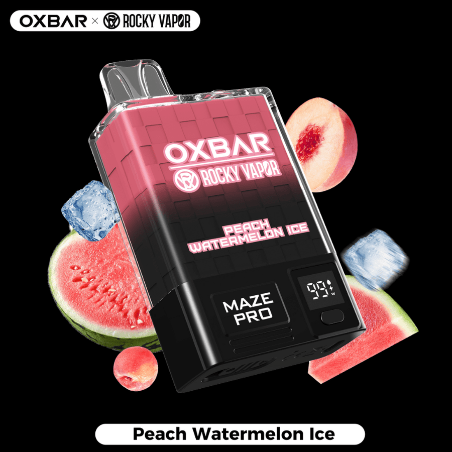 OXBAR Maze PRO 10,000 Disposable Vape-Peach Watermelon Ice 20mg / 10000Puffs Okotoks Vape SuperStore Okotoks Alberta