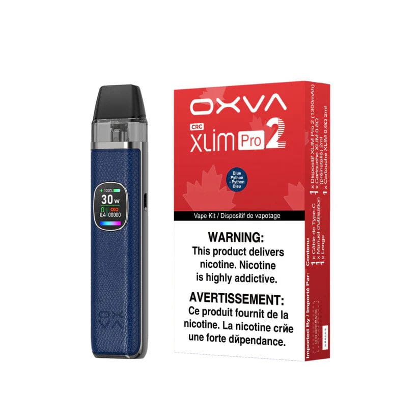 OXVA Xlim Pro 2 Pod Kit-1300mAh Navy Okotoks Vape SuperStore Okotoks Alberta