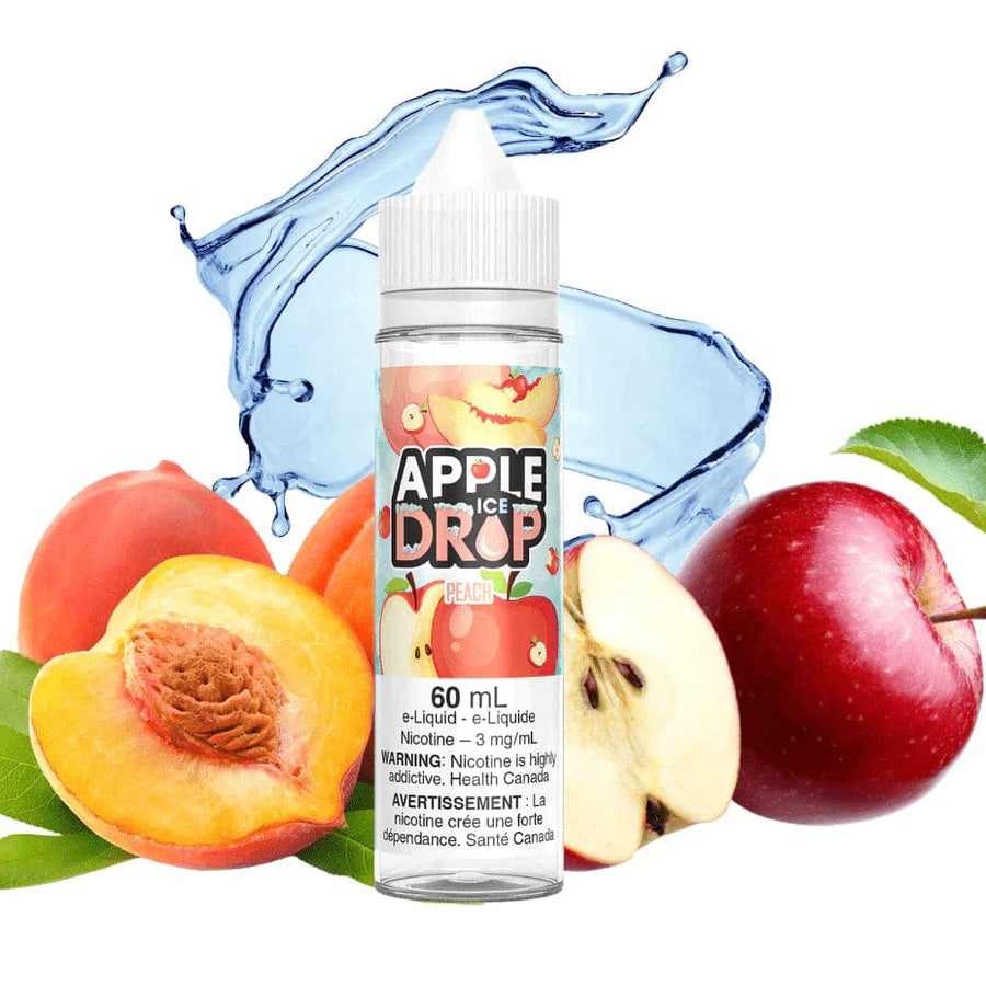 Peach Ice by Apple Drop E-Liquid 60ml / 0mg Okotoks Vape SuperStore Okotoks Alberta