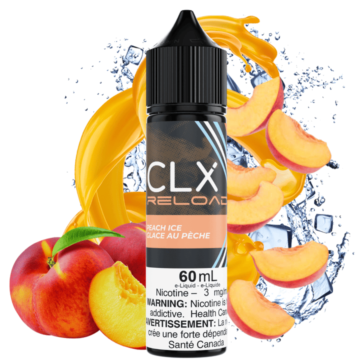 Peach Ice by CLX E-Liquid Okotoks Vape SuperStore Okotoks Alberta